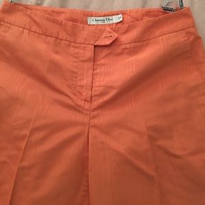 Christian Dior Orange pants size 6